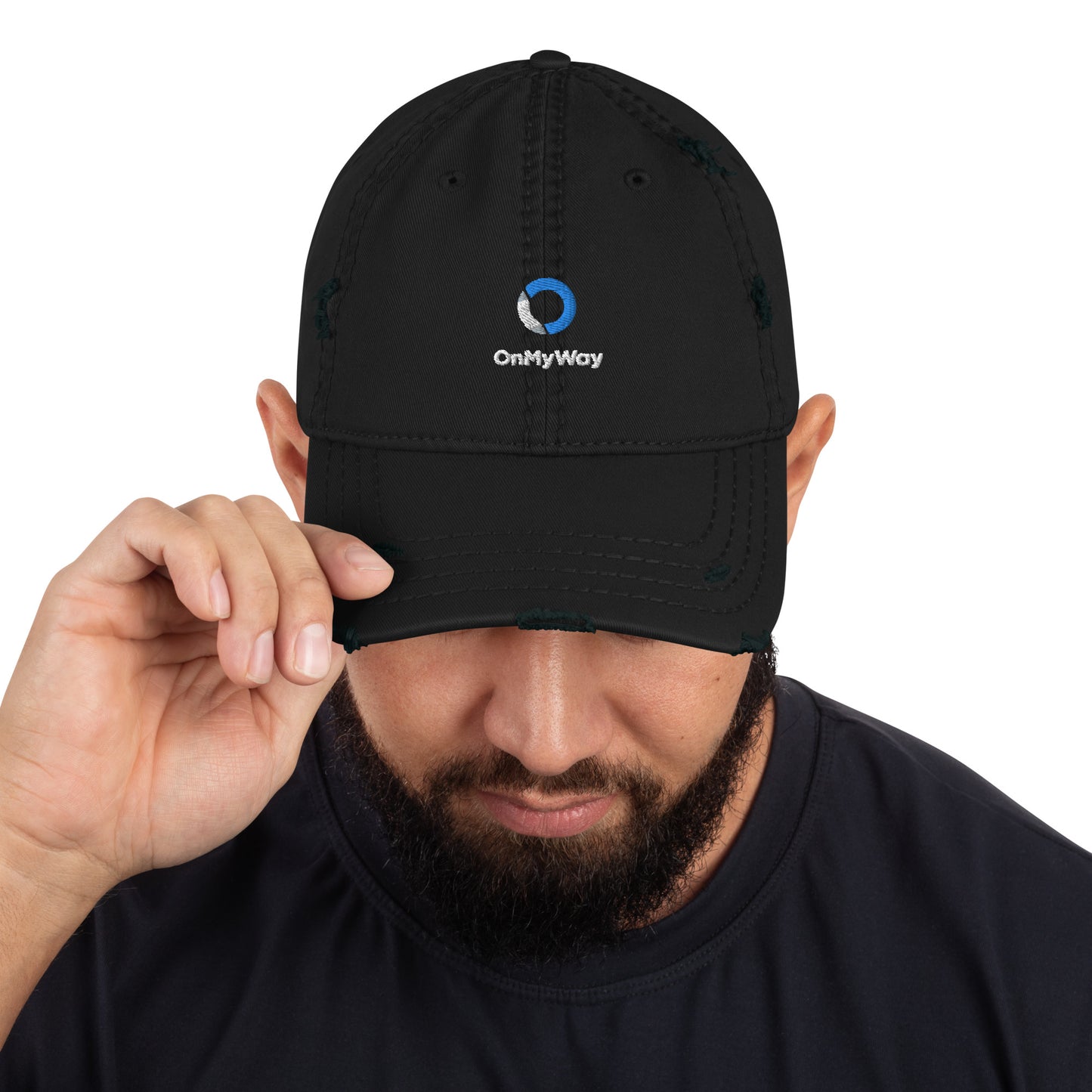 OnMyWay Distressed Dad Hat