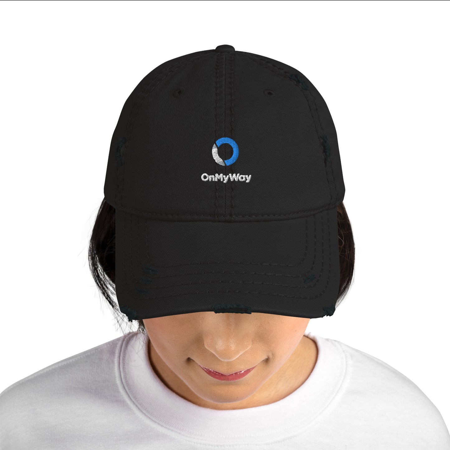 OnMyWay Distressed Dad Hat