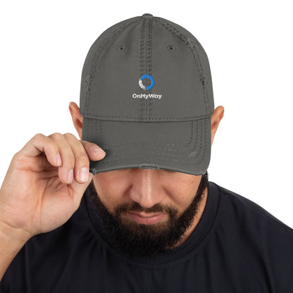 OnMyWay Distressed Dad Hat