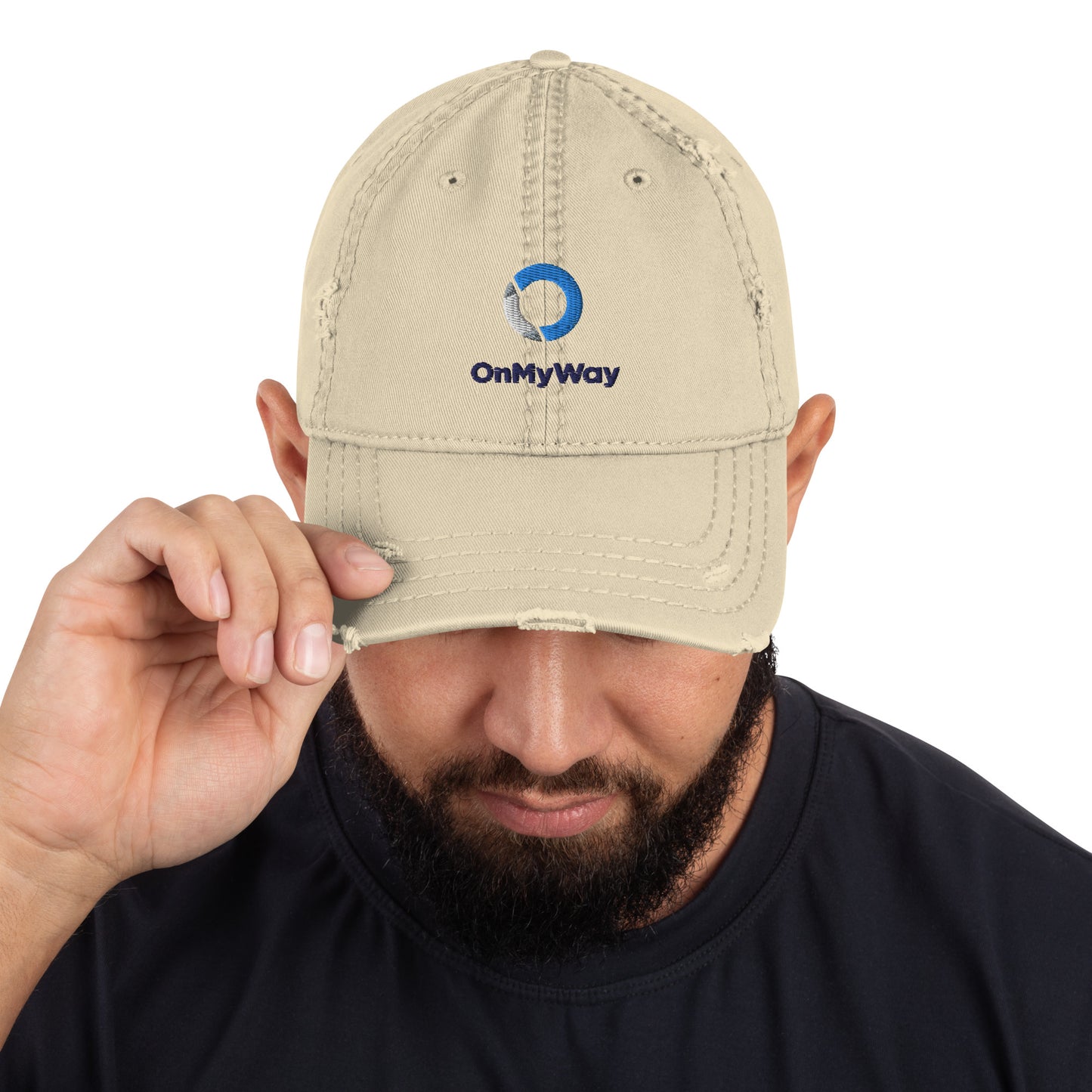 OnMyWay Distressed Dad Hat