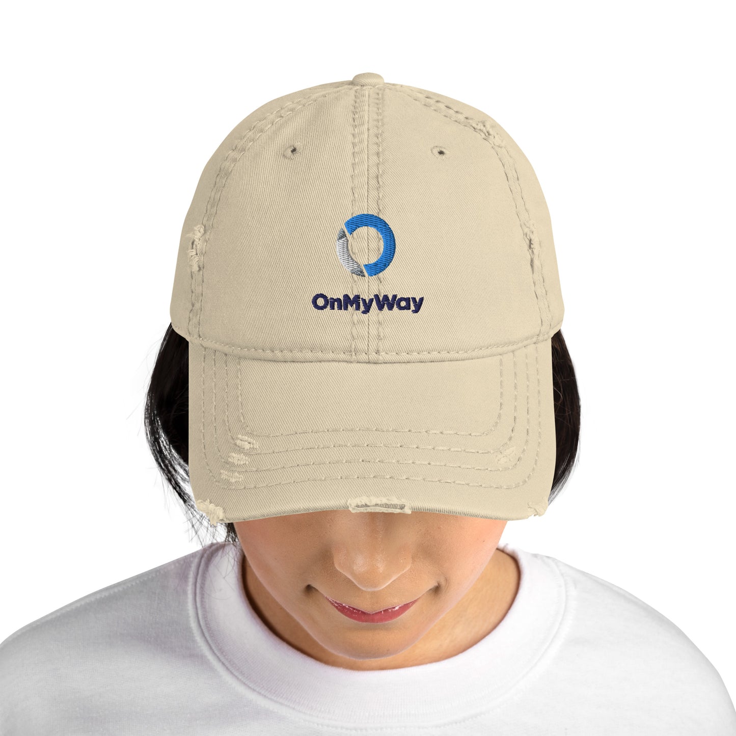 OnMyWay Distressed Dad Hat