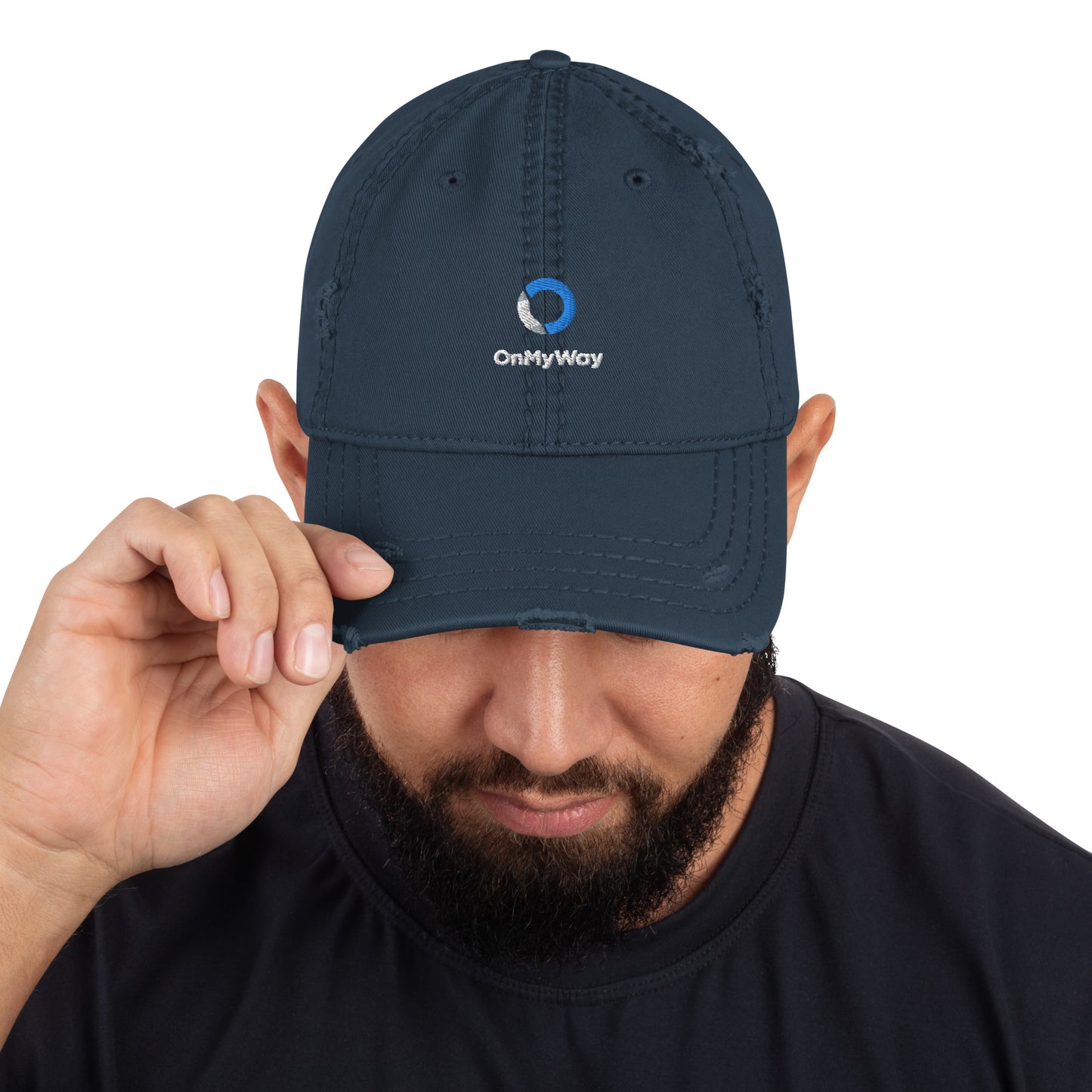 OnMyWay Distressed Dad Hat