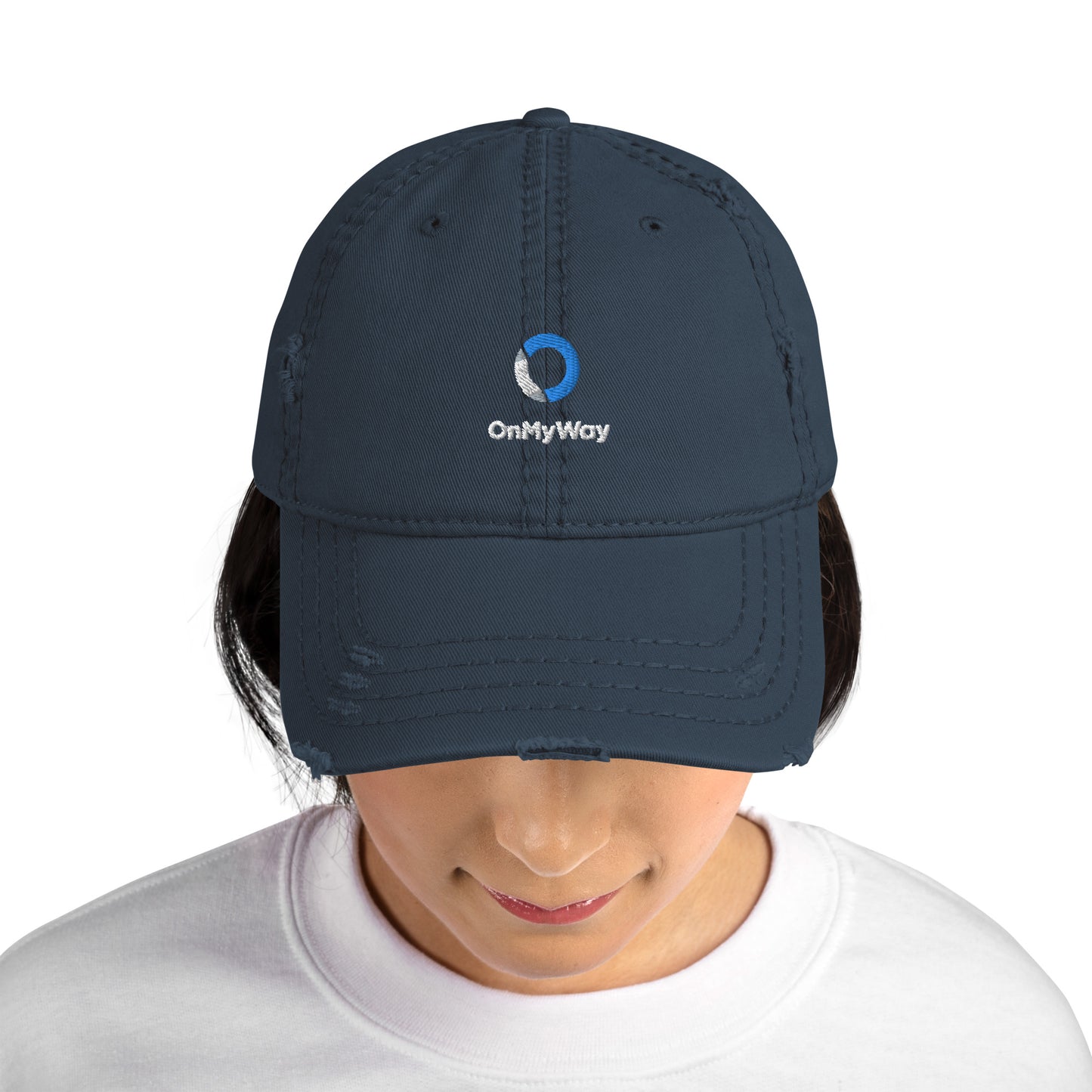 OnMyWay Distressed Dad Hat
