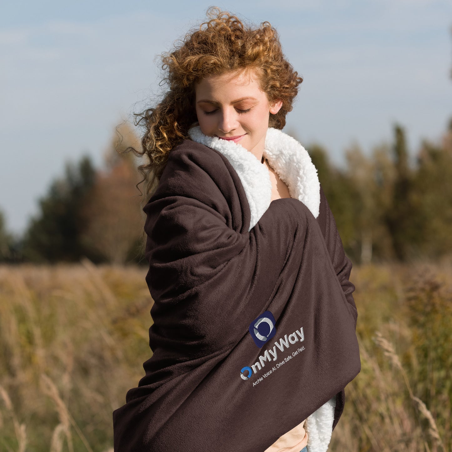 OnMyWay Premium sherpa blanket