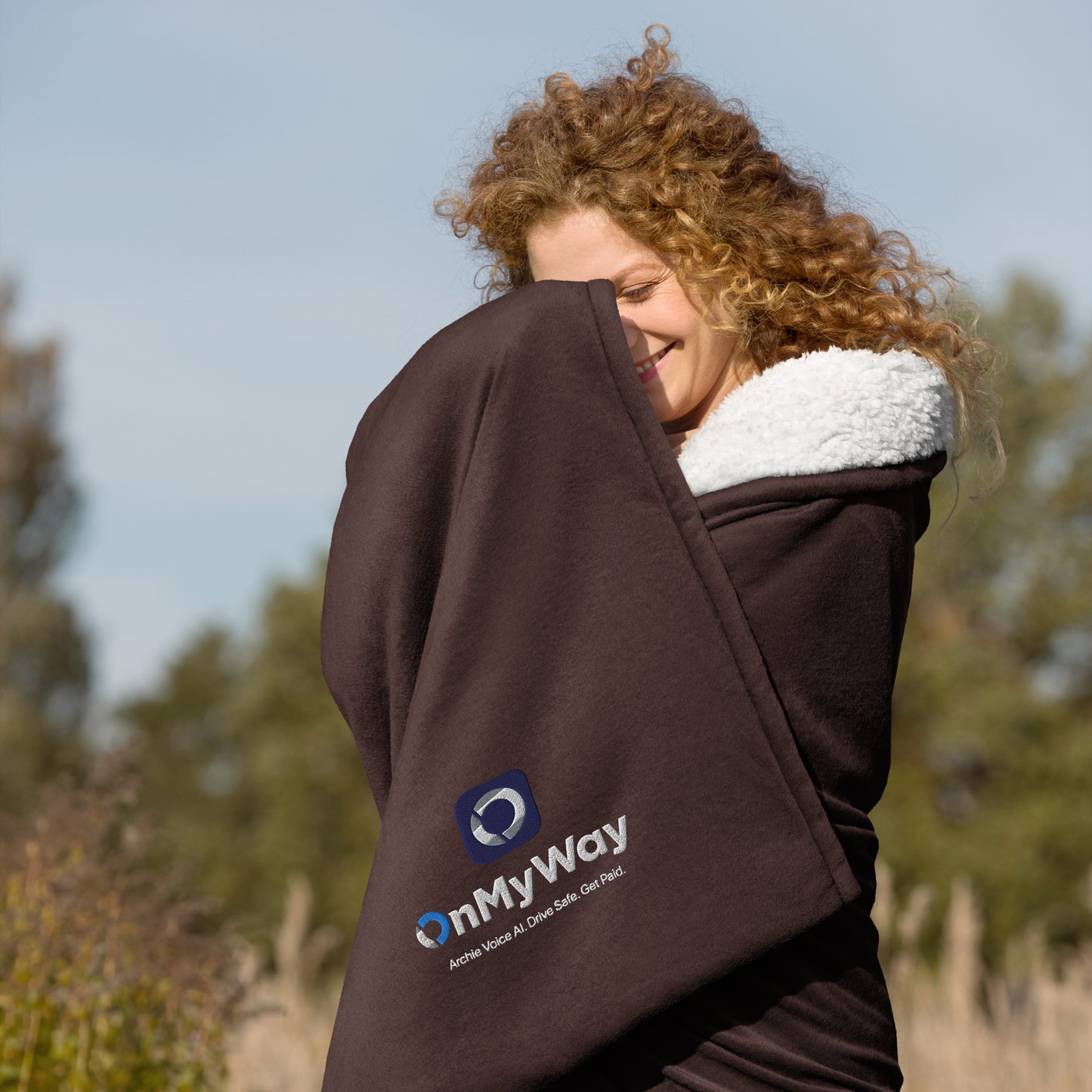 OnMyWay Premium sherpa blanket