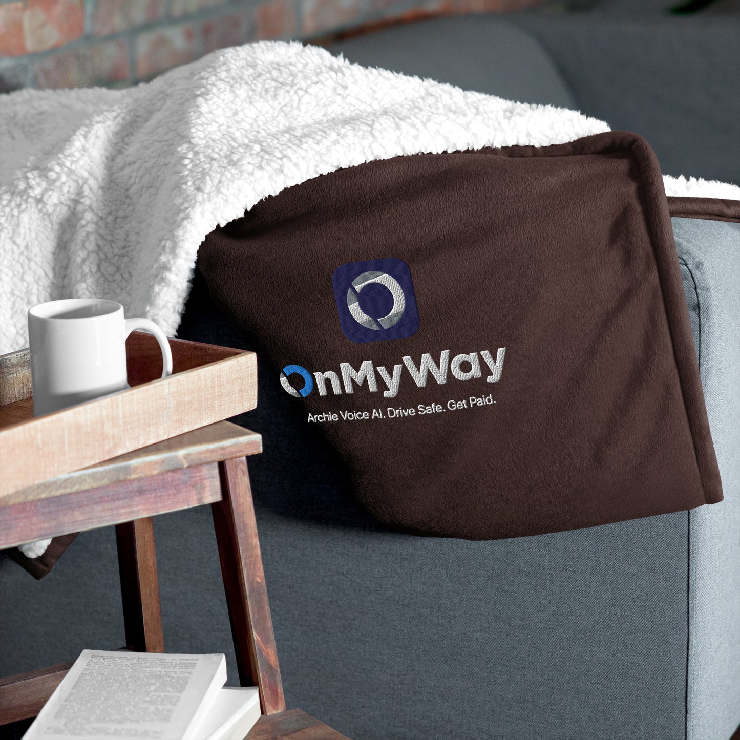 OnMyWay Premium sherpa blanket