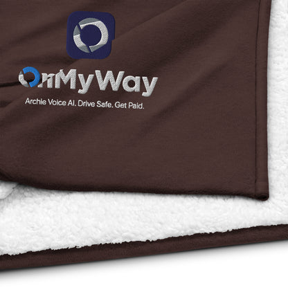 OnMyWay Premium sherpa blanket