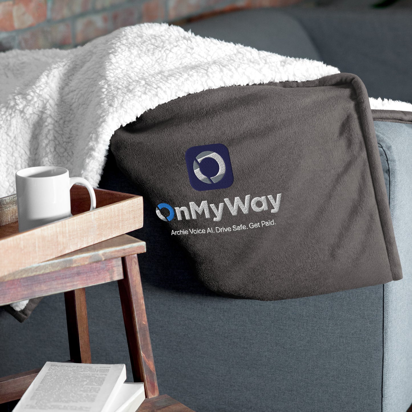 OnMyWay Premium sherpa blanket