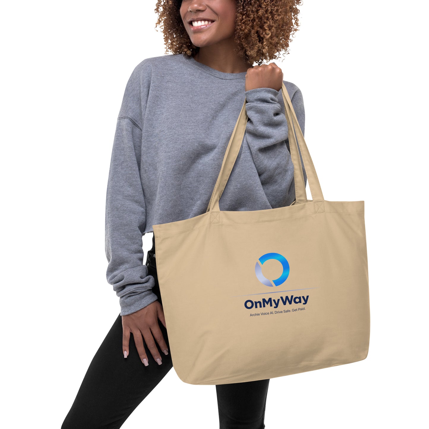 OnMyWay Large organic tote bag