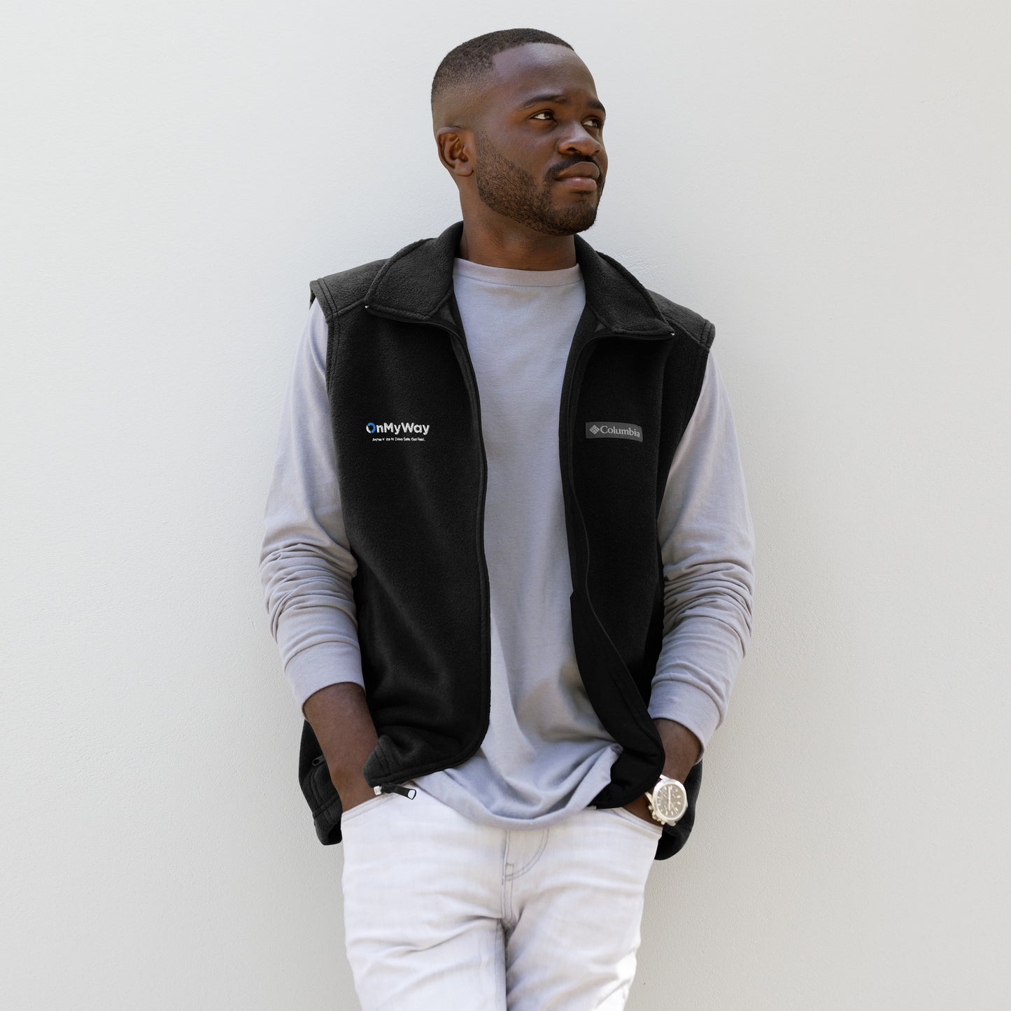 OnMyWay Men’s Columbia fleece vest