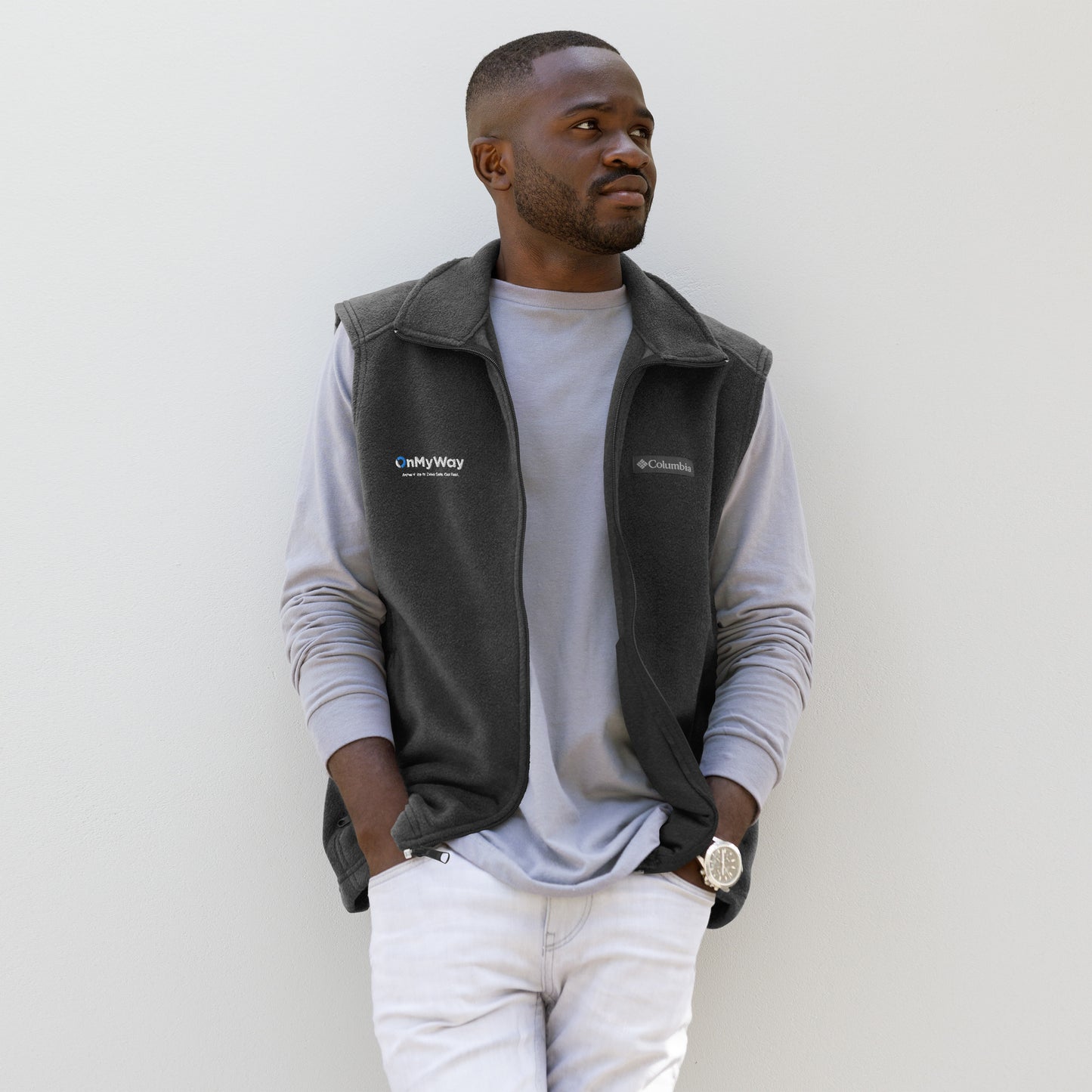 OnMyWay Men’s Columbia fleece vest
