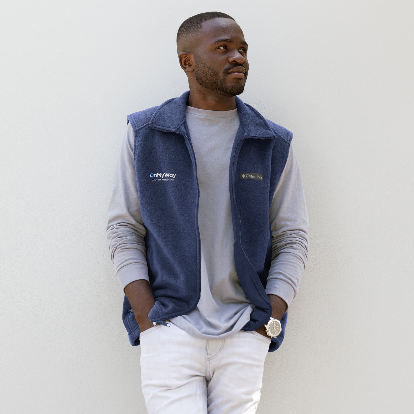 OnMyWay Men’s Columbia fleece vest
