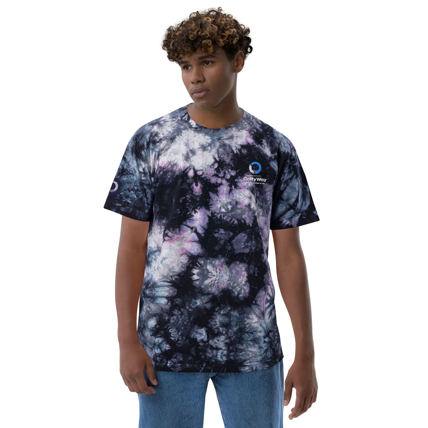 OnMyWay Oversized tie-dye t-shirt