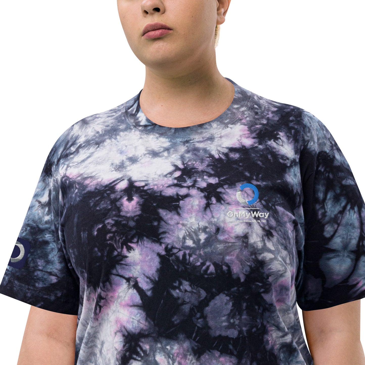 OnMyWay Oversized tie-dye t-shirt