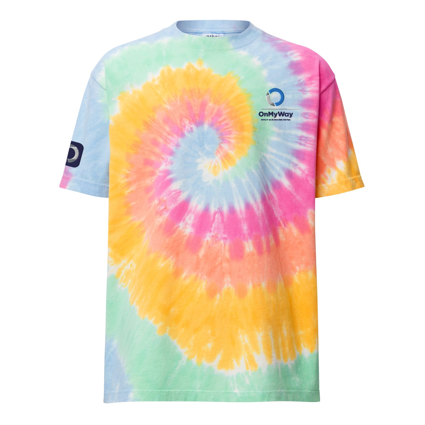 OnMyWay Oversized tie-dye t-shirt