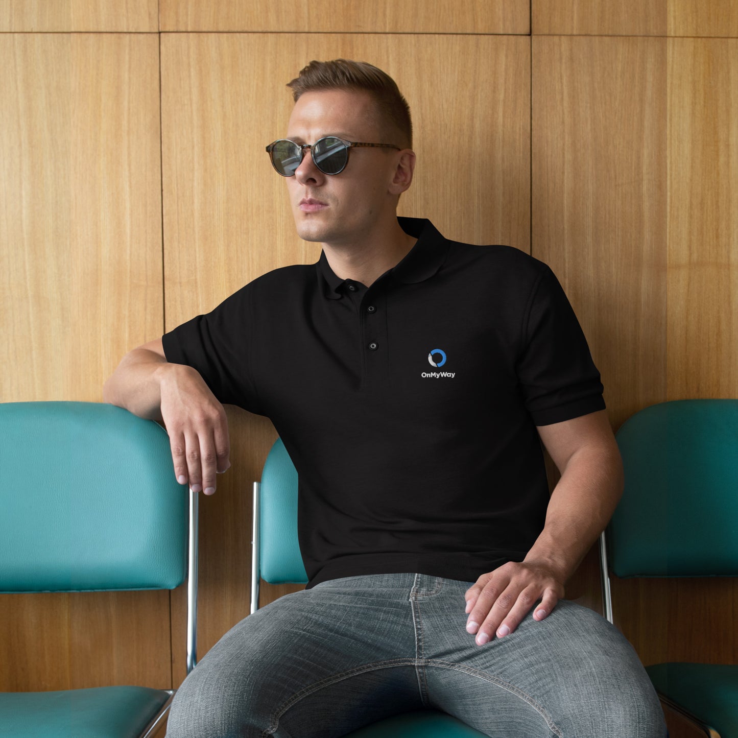 OnMyWay Men's Premium Polo