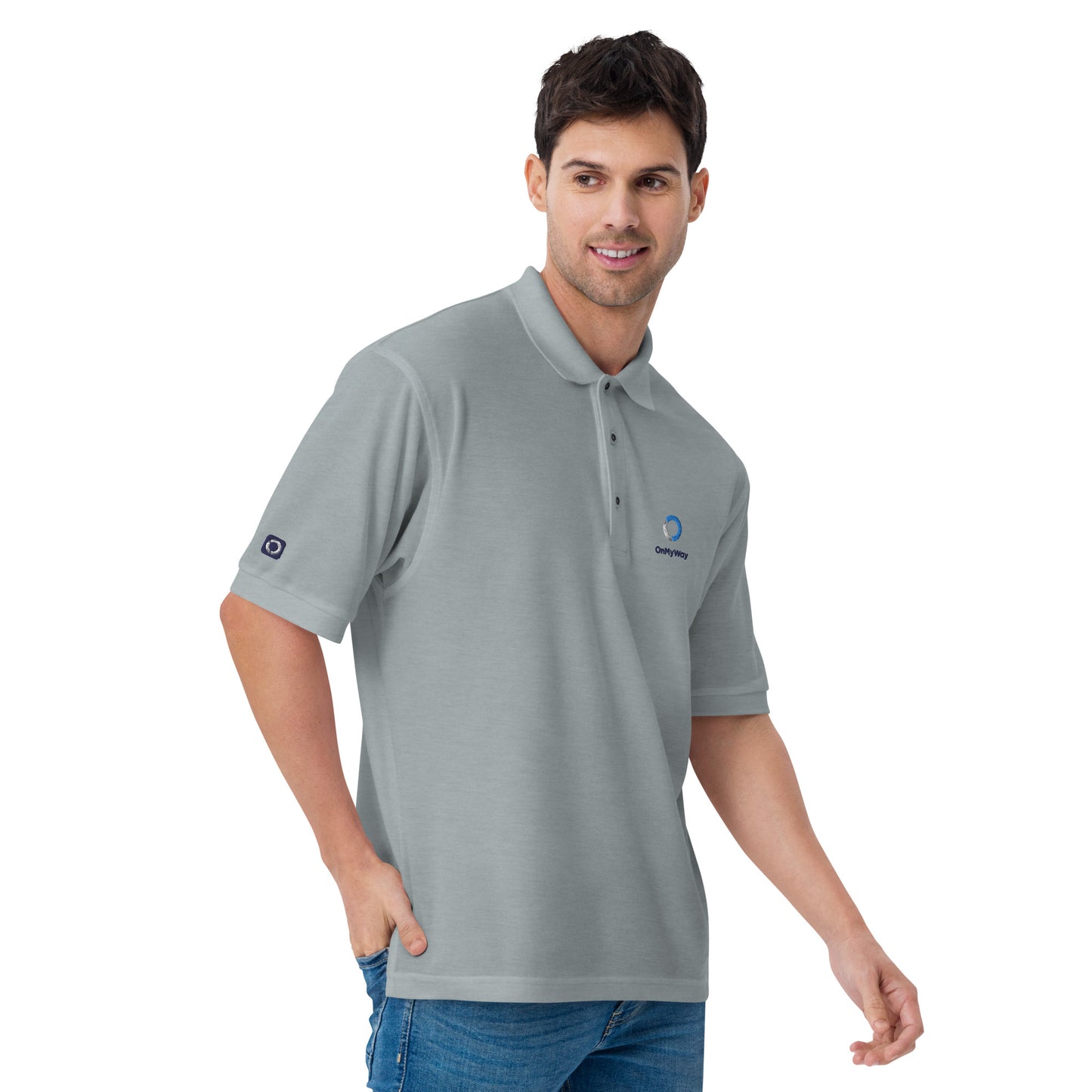 OnMyWay Men's Premium Polo