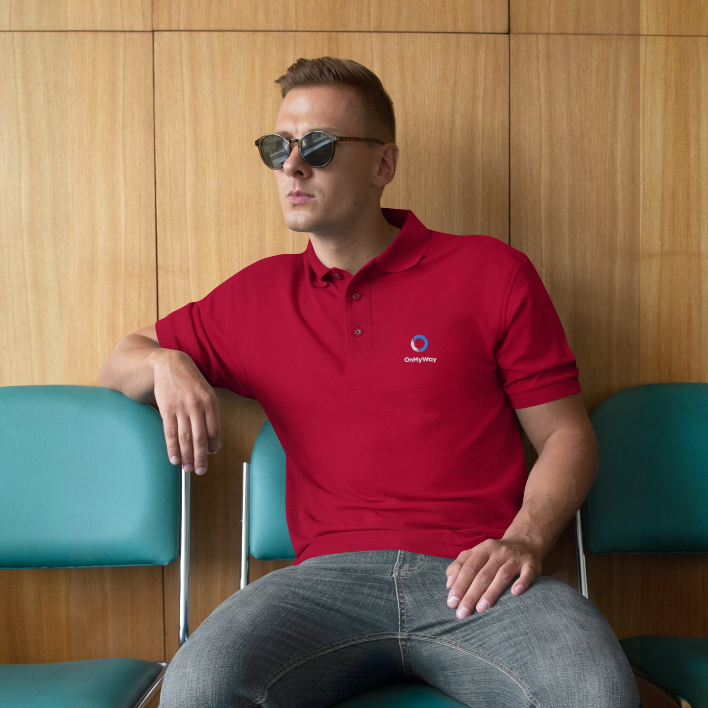 OnMyWay Men's Premium Polo