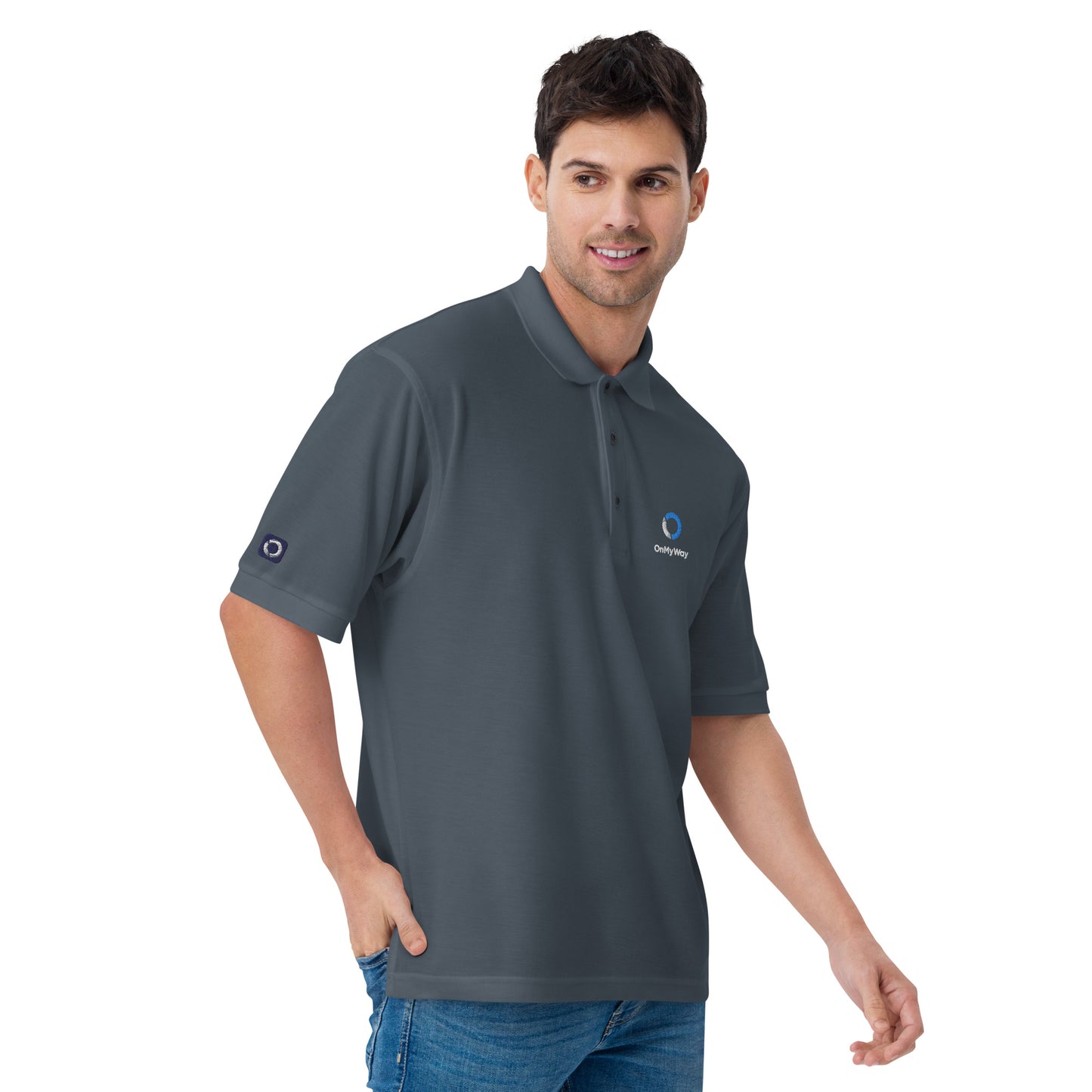 OnMyWay Men's Premium Polo
