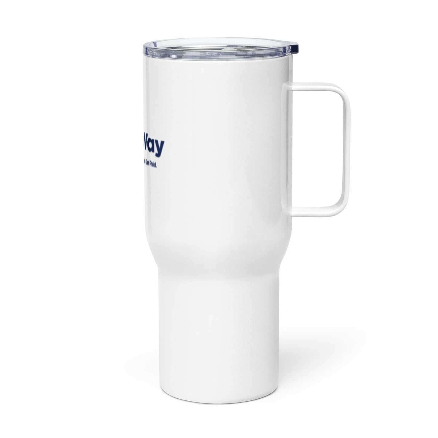 OnMyWay Travel mug with a handle