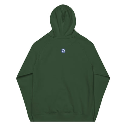 Unisex eco raglan hoodie