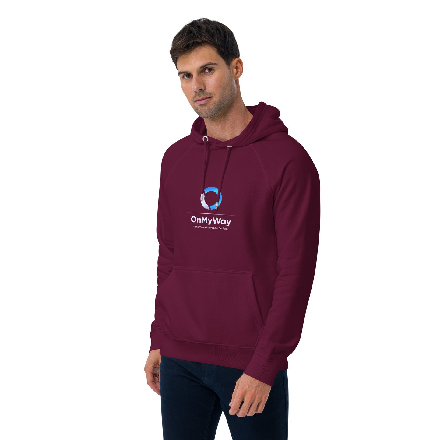 Unisex eco raglan hoodie