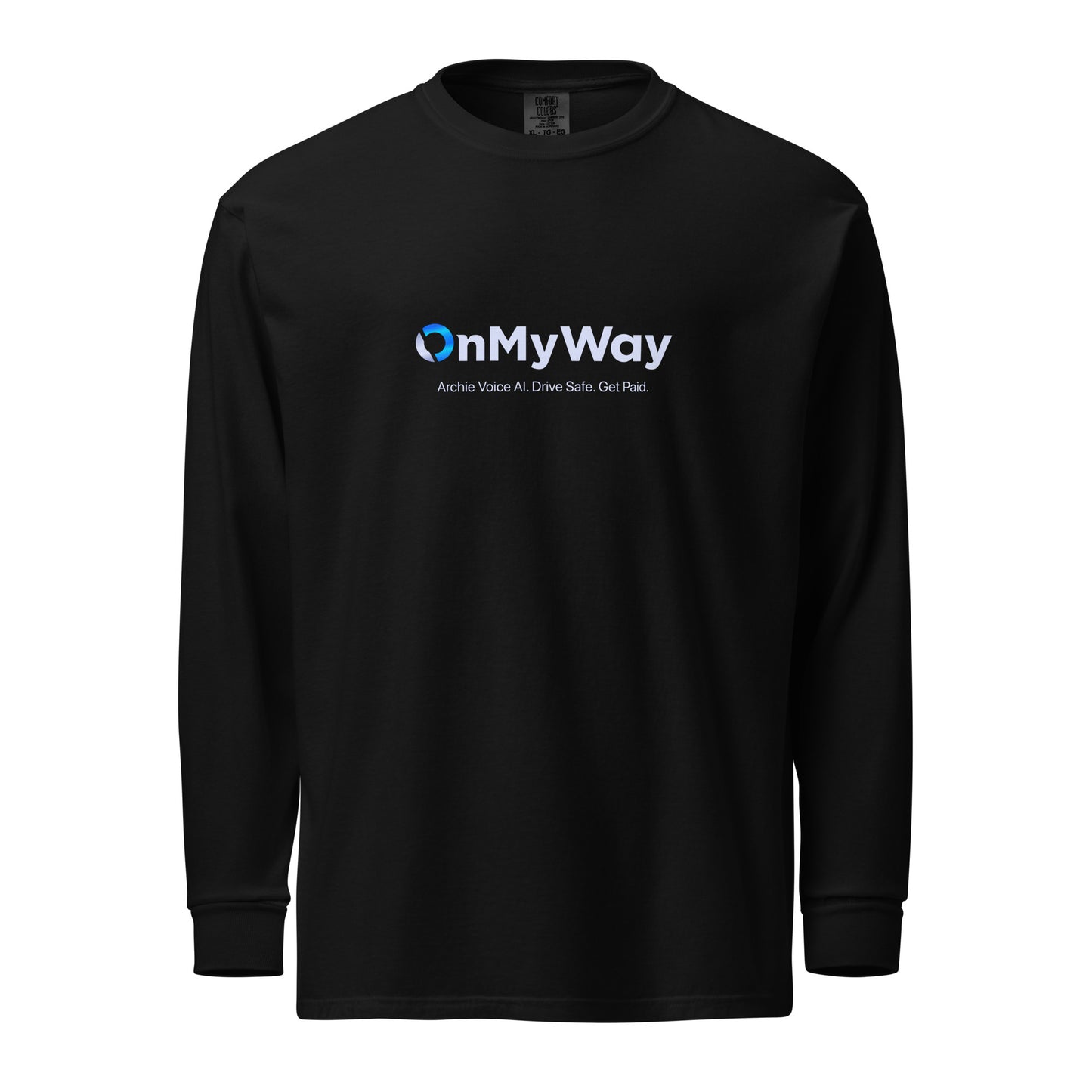 OnMyWay Garment-dyed heavyweight long-sleeve shirt