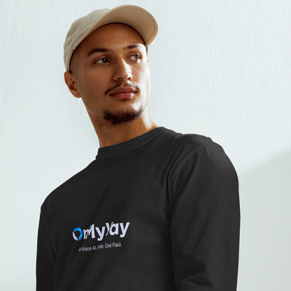 OnMyWay Garment-dyed heavyweight long-sleeve shirt