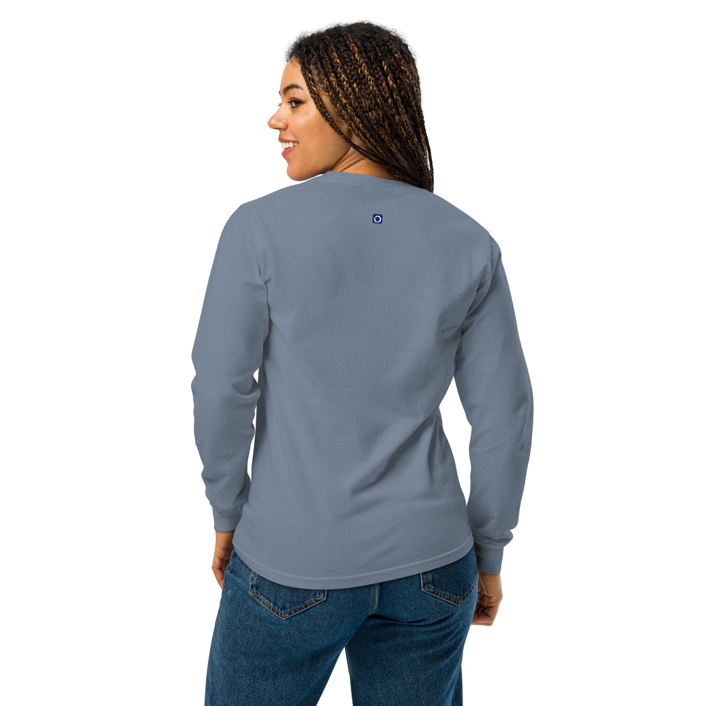 OnMyWay Garment-dyed heavyweight long-sleeve shirt