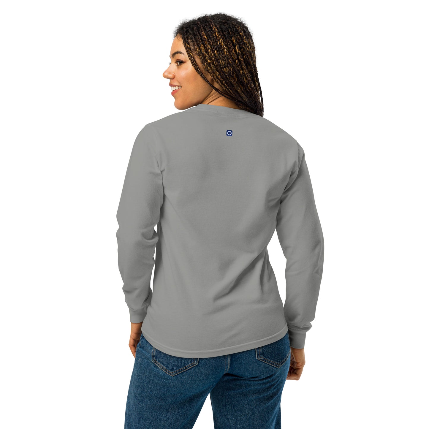 OnMyWay Garment-dyed heavyweight long-sleeve shirt