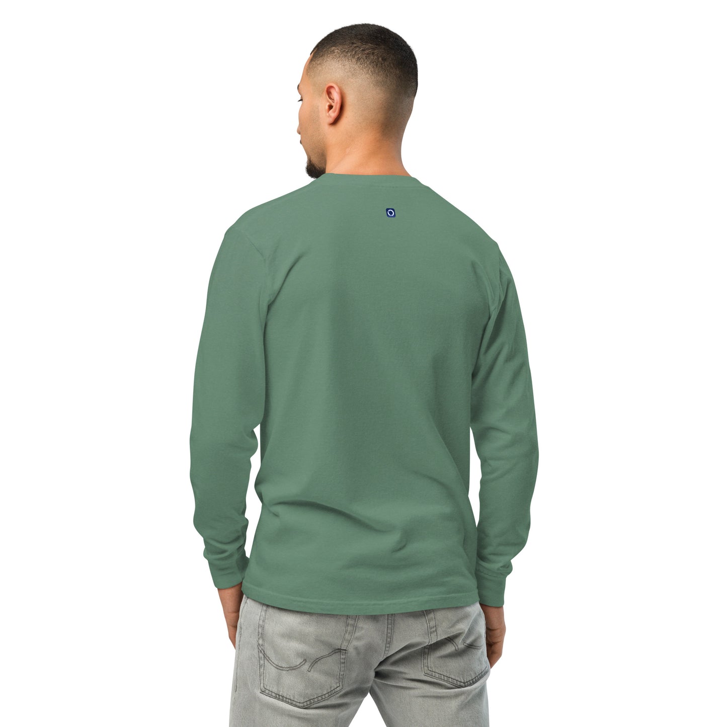 OnMyWay Garment-dyed heavyweight long-sleeve shirt