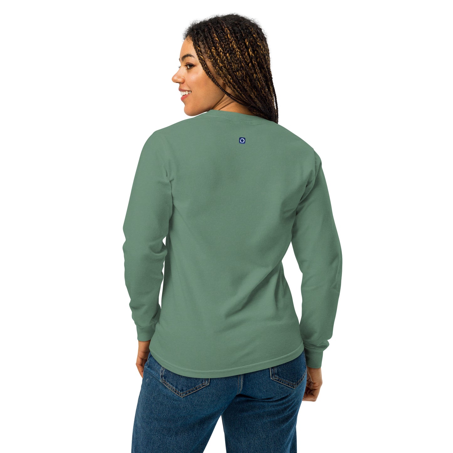 OnMyWay Garment-dyed heavyweight long-sleeve shirt