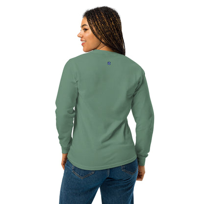 OnMyWay Garment-dyed heavyweight long-sleeve shirt
