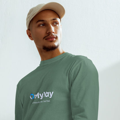OnMyWay Garment-dyed heavyweight long-sleeve shirt