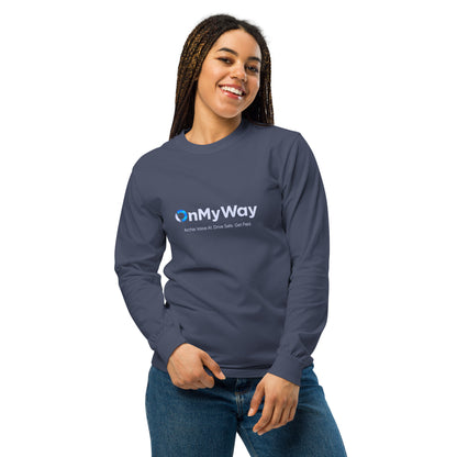 OnMyWay Garment-dyed heavyweight long-sleeve shirt