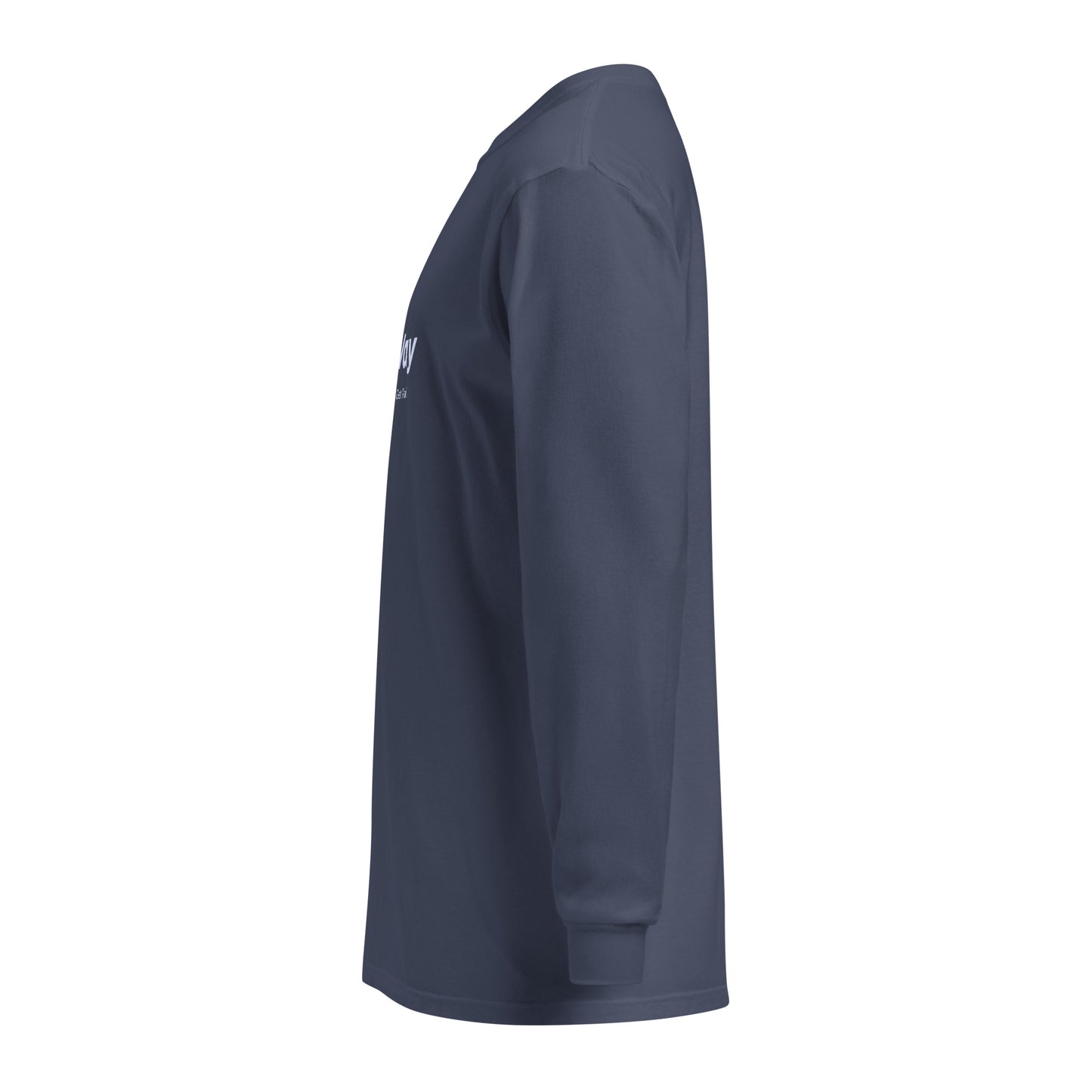 OnMyWay Garment-dyed heavyweight long-sleeve shirt