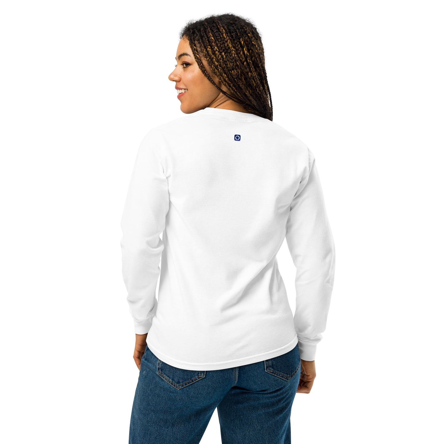 OnMyWay Garment-dyed heavyweight long-sleeve shirt