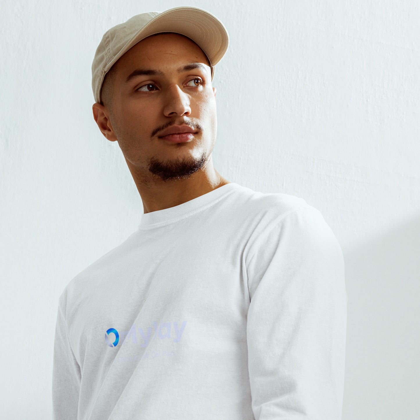 OnMyWay Garment-dyed heavyweight long-sleeve shirt