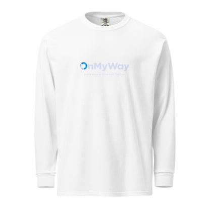 OnMyWay Garment-dyed heavyweight long-sleeve shirt