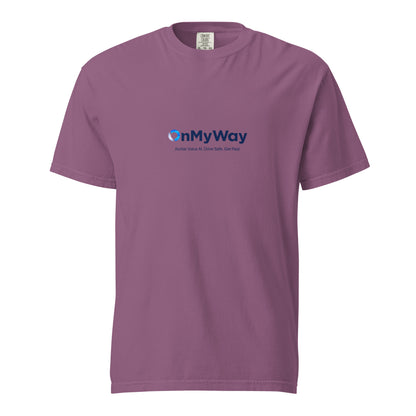 OnMyWay Unisex garment-dyed heavyweight t-shirt