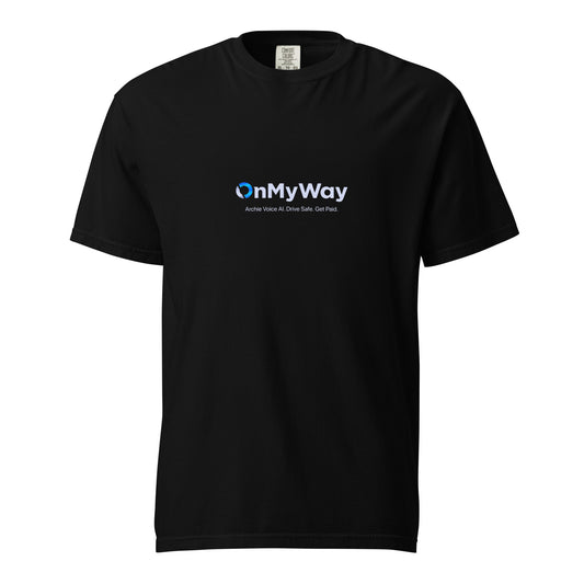 OnMyWay Unisex garment-dyed heavyweight t-shirt
