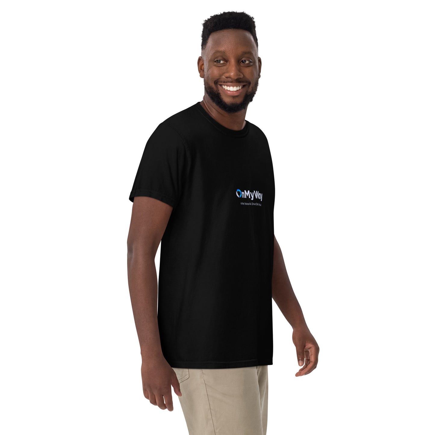 OnMyWay Unisex garment-dyed heavyweight t-shirt