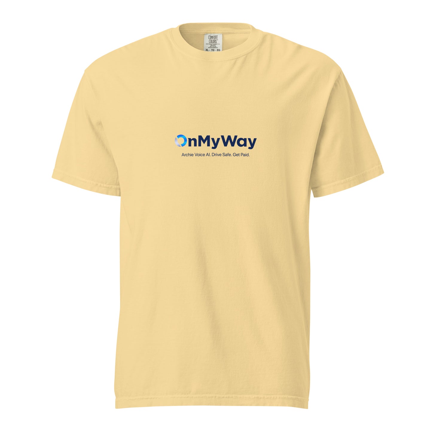 OnMyWay Unisex garment-dyed heavyweight t-shirt