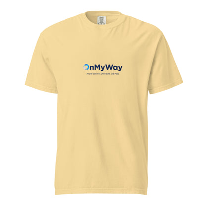 OnMyWay Unisex garment-dyed heavyweight t-shirt