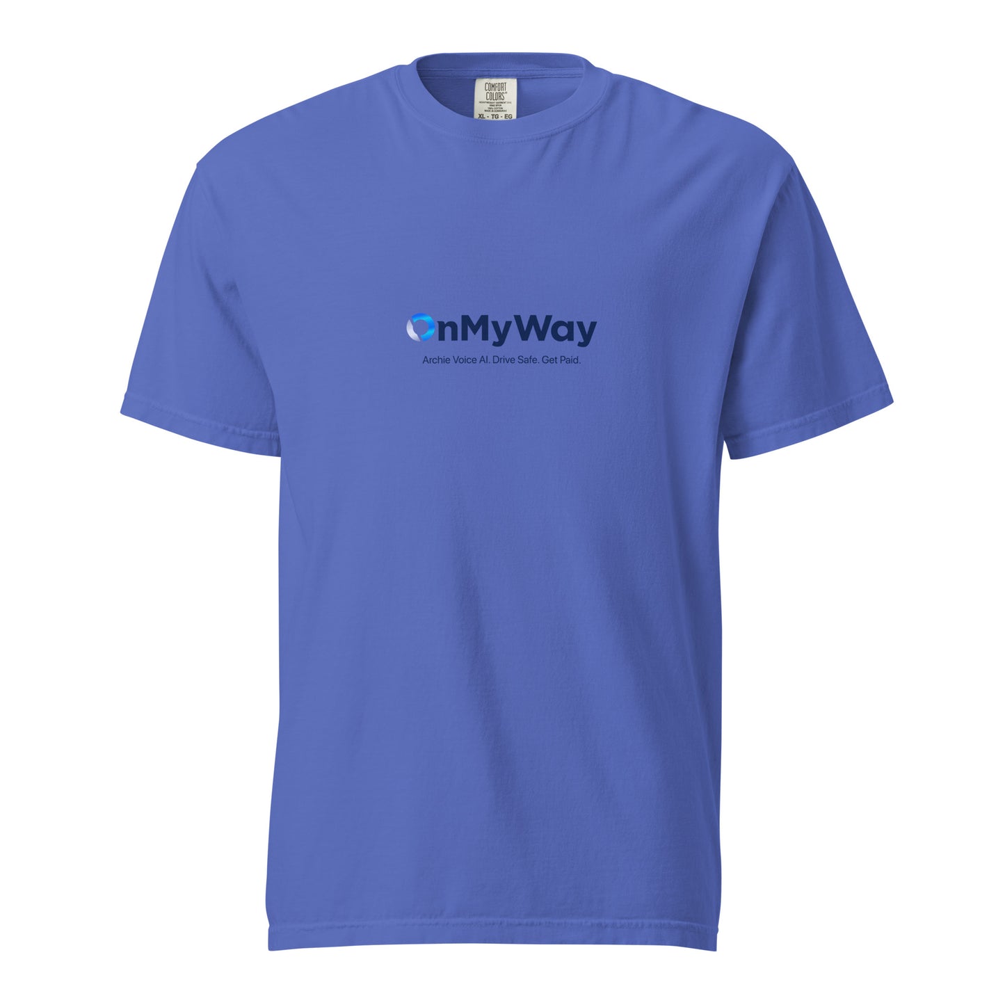 OnMyWay Unisex garment-dyed heavyweight t-shirt