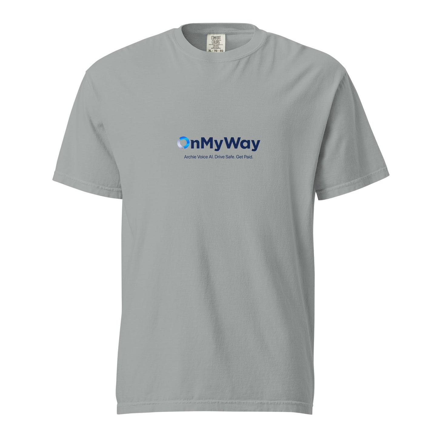 OnMyWay Unisex garment-dyed heavyweight t-shirt
