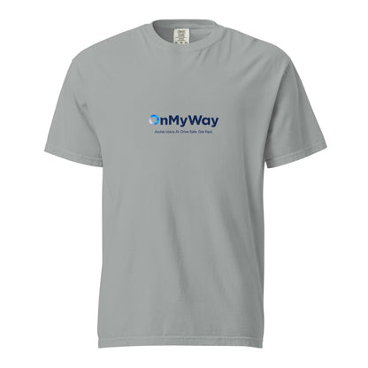 OnMyWay Unisex garment-dyed heavyweight t-shirt