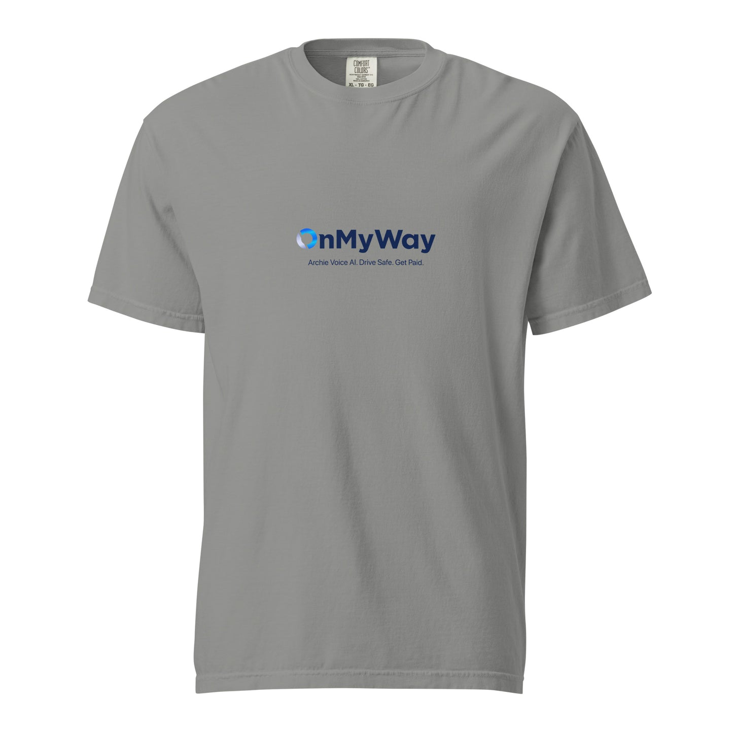 OnMyWay Unisex garment-dyed heavyweight t-shirt