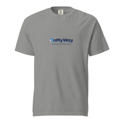 OnMyWay Unisex garment-dyed heavyweight t-shirt