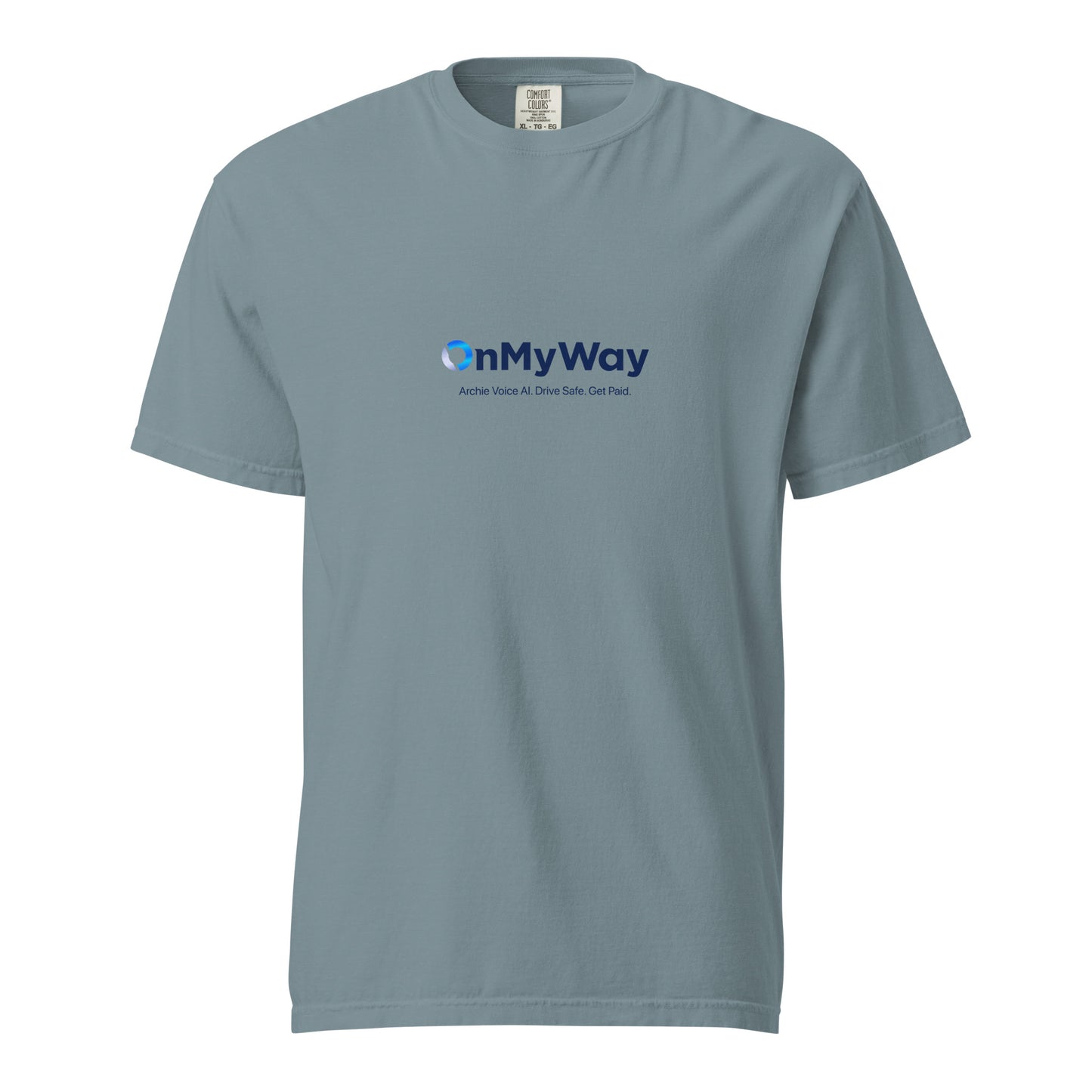 OnMyWay Unisex garment-dyed heavyweight t-shirt